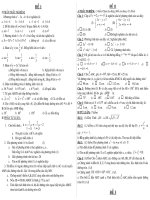 Đề cương HKII Toán 9