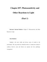Chapter 057. Photosensitivity and Other Reactions to Light (Part 1) pps