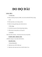 Giáo án vật lý lớp 6 - ĐO ĐỘ DÀI docx