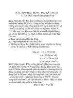 BÀI TẬP NHIỆT ĐỘNG HỌC KỸ THUẬT docx
