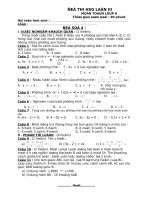 đề thi HSG số  4 hay nhất