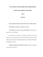 TỔN THƯƠNG XƯƠNG-KHỚP TRONG BỆNH PHONG (Lésions ostéo-articulaires dans la lèpre) (Kỳ 3) potx