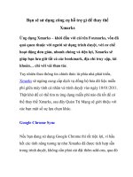 Bạn sẽ sử dụng công cụ hỗ trợ gì để thay thế Xmarks Ứng dụng Xmarks pdf