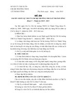 báo cáo nhân sự đại hội chi bộ