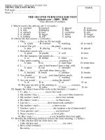 De kiem tra anh 7 - hoc ky II