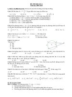 ĐÊ THI TOÁN KÌ 2 BÌNH ĐỊNH