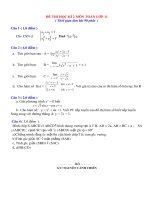 De Thi Hoc Ki II lop 11