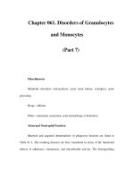 Chapter 061. Disorders of Granulocytes and Monocytes (Part 7) pot