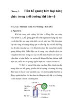 Phân tích quy trình công nghệ hàn tàu dầu 104000 tấn, chương 3 docx
