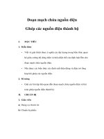 Đoạn mạch chứa nguồn điện Ghép các nguồn điện thành bộ ppsx