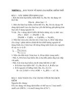 VAI LUU Y BAI TAP NHOM IIA