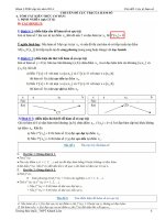 Chuyên đề LTĐH. Cực trị của hàm số