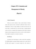 Chapter 075. Evaluation and Management of Obesity (Part 4) pptx