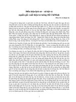 Điều kiện lịch sử – xã hội và nguồn gốc xuất hiện tư tưởng Hồ Chí Minh pot