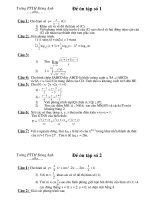 de thi thu dh 12(hot nhat)