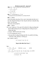 Đề kiểm tra toán kì 2 có ĐA