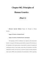 Chapter 062. Principles of Human Genetics (Part 1) ppsx