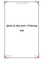 Quản lý nhà nước về thương mại potx