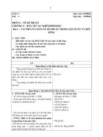 giáo án công nghệ 8 (đầy đủ )