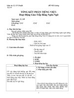 Tiết 94,Tổng kết phần tiếng Việt