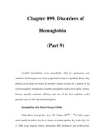 Chapter 099. Disorders of Hemoglobin (Part 9) docx