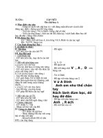 giáo án tập viết lớp 3 có chữ viết tay