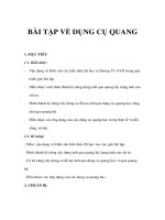 Bài giảng lý 11 NC - BÀI TẬP VỀ DỤNG CỤ QUANG pps