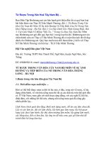 Từ Rượu Trong Văn Hoá Tây Nam Bộ pptx