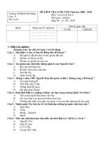 ĐKTCN lớp 4 môn LS&ĐL