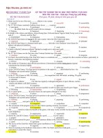 Tốt nghiệp Anh văn 2010 số 21