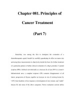 Chapter 081. Principles of Cancer Treatment (Part 7) docx