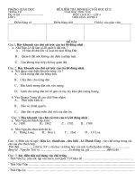 De kiem tra cuoi hoc ki II