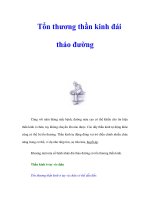 Tổn thương thần kinh đái tháo đường potx