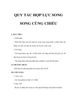 Vật lý lớp 10 cơ bản - QUY TẮC HỢP LỰC SONG SONG CÙNG CHIỀU doc