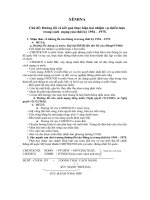 Đường lối và kết quả thực hiện hai nhiệm vụ chiến lược trong cách mạng của thời kỳ 1954 – 1975 doc