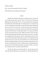 tiếp cận mới cải cách RĐ HQL