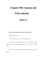 Chapter 058. Anemia and Polycythemia (Part 7) pps