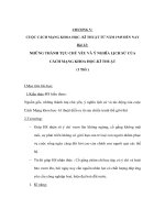 Giáo án lịch sử 9 - NHỮNG THÀNH TỰU CHỦ YẾU VÀ Ý NGHĨA LỊCH SỬ CỦA CÁCH MẠNG KHOA HỌC-KĨ THUẬT pptx