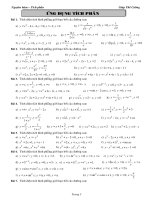 BT UD tích phân tính diện tích, thể tích