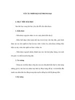 TÂY ÂU THỜI HẬU KÌ TRUNG ĐẠI - Giáo án lịch sử lớp 9 ppsx