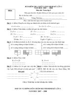 Đề thi Đinh kì lớp 1,2,3 năm 07-08