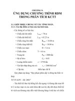 Ứng dụng chương trình RDM trong phân tích kết cấu thân tàu, chương 9 doc