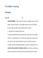 Từ điển chứng khoán Chủ đề G pdf