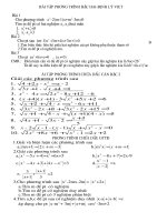 Phương trình vô tỷ hay