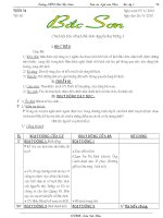 Tiết 161 Kịch Bắc Sơn (Giáo án 4 cột) Mới