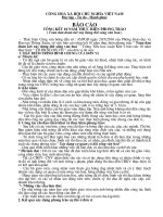 BÁO CÁO 10 NĂM THỰC HIỆN PHONG TRÀO TDĐKĐSVH
