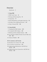 PHP and MySQL Web Development - P2 pptx