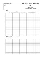 Đề ôn luyên HSG môn Toán 2