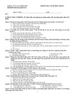 Đề thi tham khảo môn Tư tưởng Hồ Chí Minh - Phần 4 potx