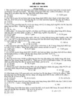 Đề 60 phút Vô cơ 12